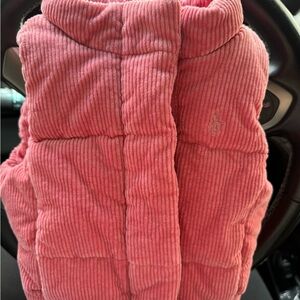 Ralph Lauren Pink Corduroy Vest
